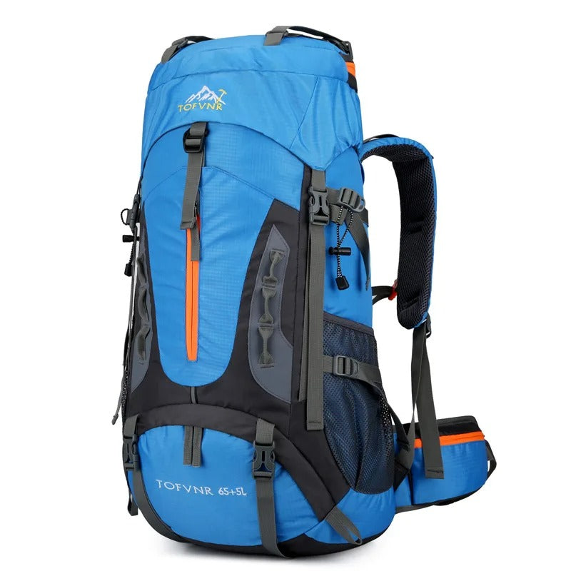 60L Waterproof Hiking Backpack – 1.2 kg Camping and Trekking Pack