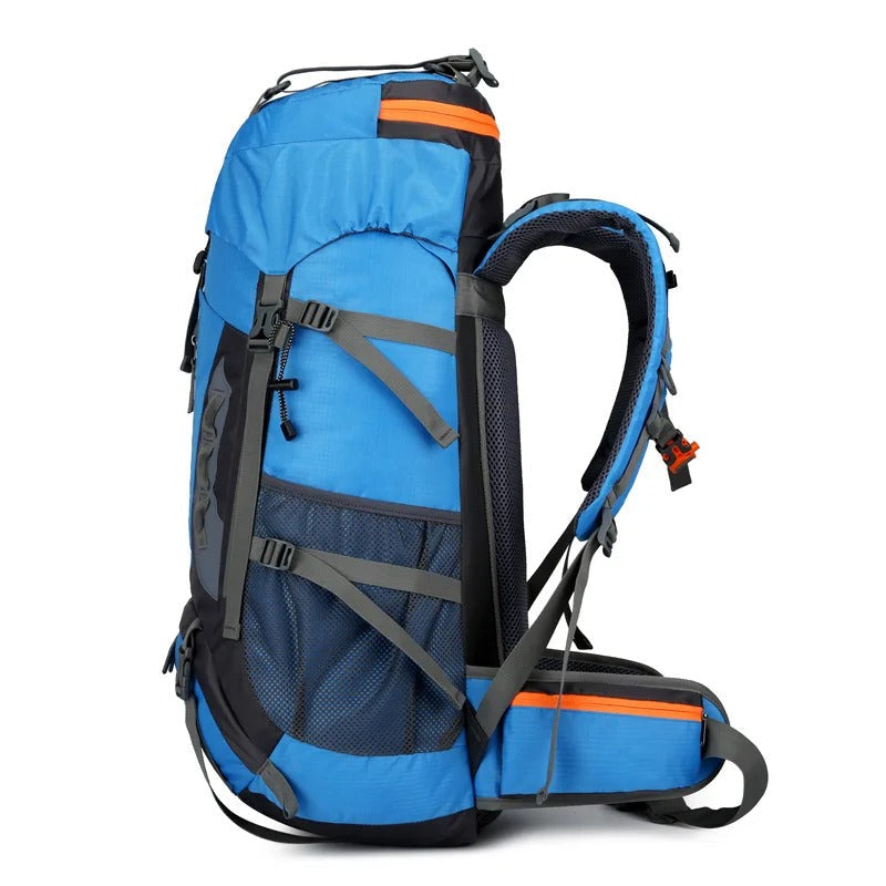 60L Waterproof Hiking Backpack – 1.2 kg Camping and Trekking Pack