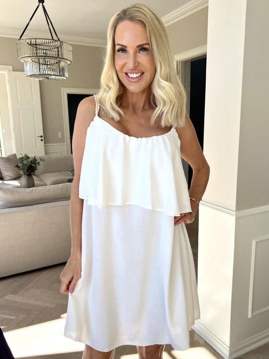 Lightweight Midi Slip Dress with Fine Straps