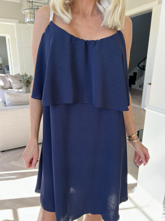 Lightweight Midi Slip Dress with Fine Straps