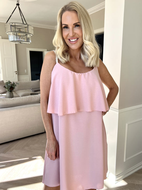 Lightweight Midi Slip Dress with Fine Straps