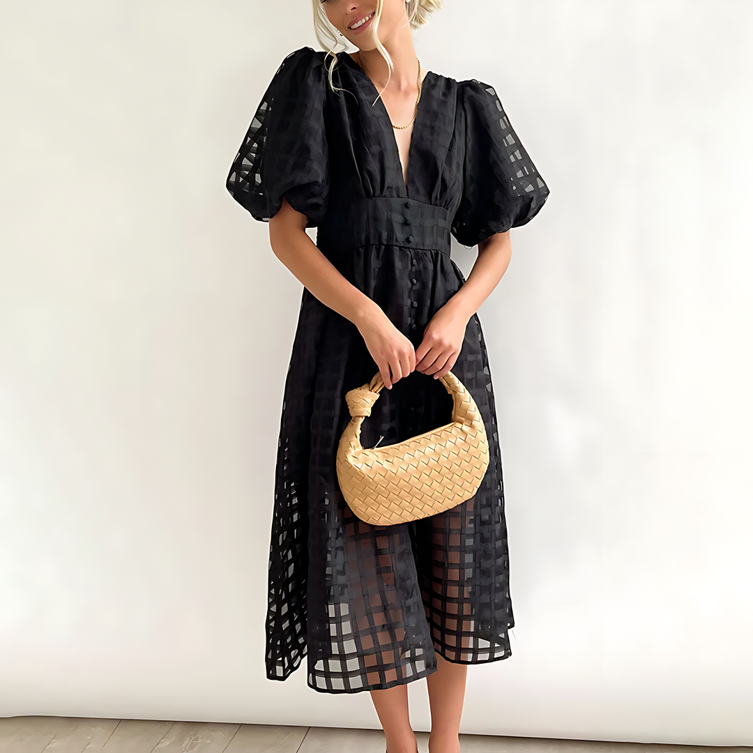 Lightweight Summer Midi Dress for Holidays and Events