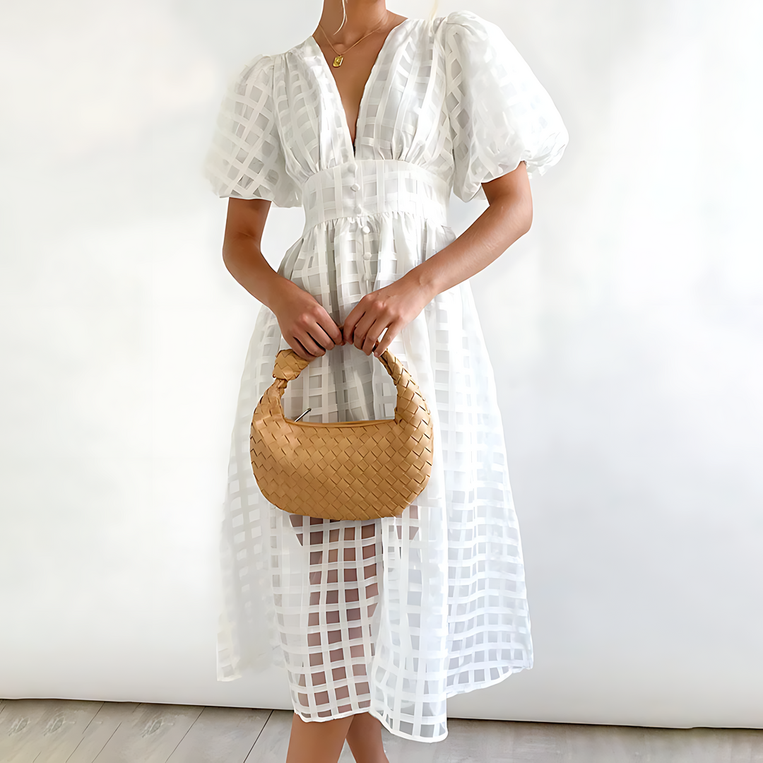 Lightweight Summer Midi Dress for Holidays and Events