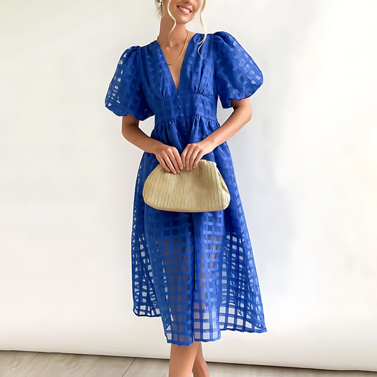 Lightweight Summer Midi Dress for Holidays and Events