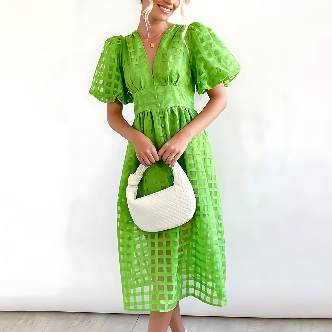 Lightweight Summer Midi Dress for Holidays and Events