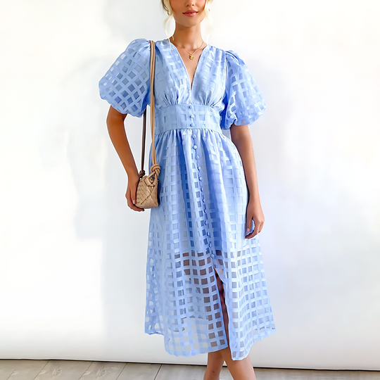Lightweight Summer Midi Dress for Holidays and Events