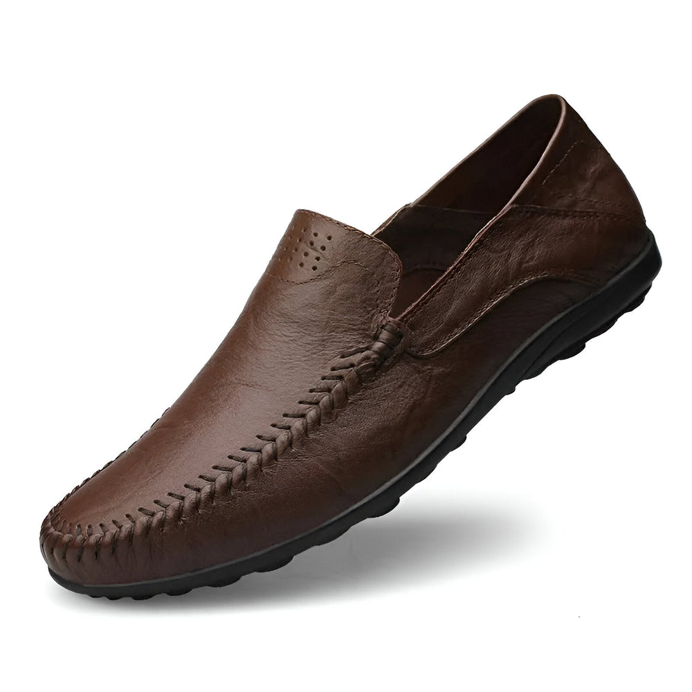 Men's Classic Leather Loafers – Cushioned Everyday and Dress Shoes