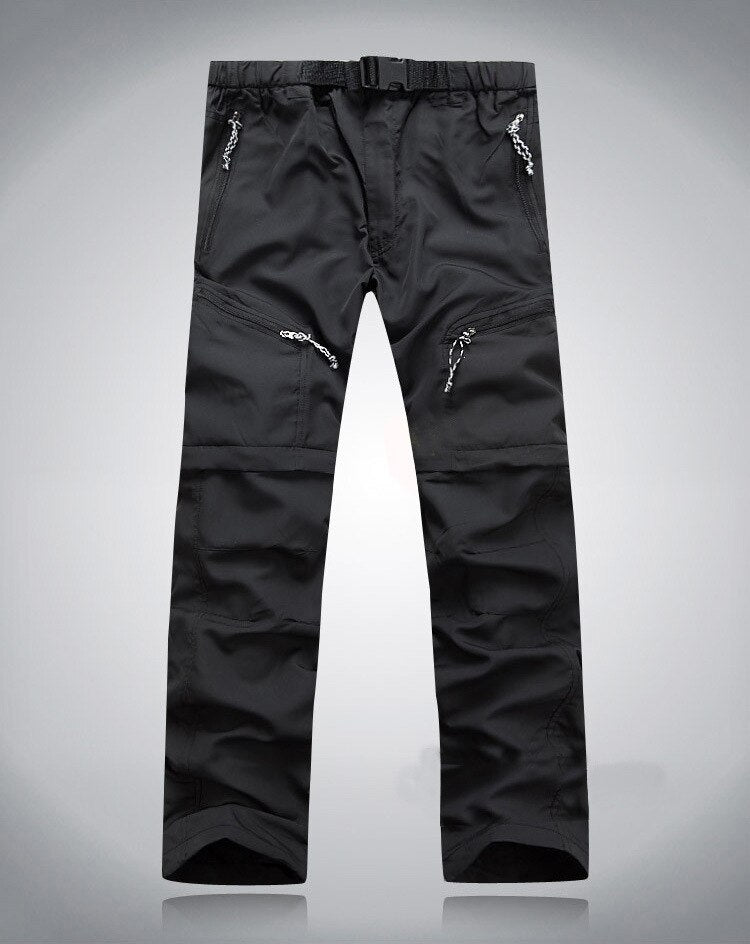Men’s Convertible Hiking Pants – Lightweight Zip-Off Trousers to Shorts