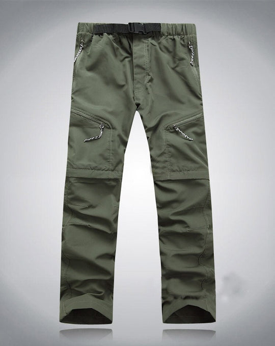 Men’s Convertible Hiking Pants – Lightweight Zip-Off Trousers to Shorts
