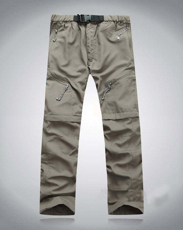 Men’s Convertible Hiking Pants – Lightweight Zip-Off Trousers to Shorts