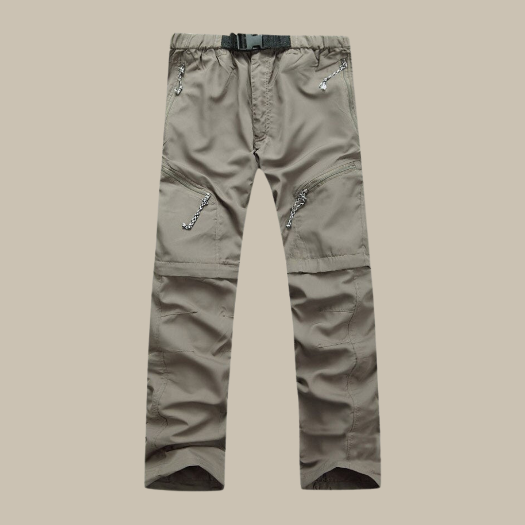 Men’s Convertible Hiking Pants – Lightweight Zip-Off Trousers to Shorts