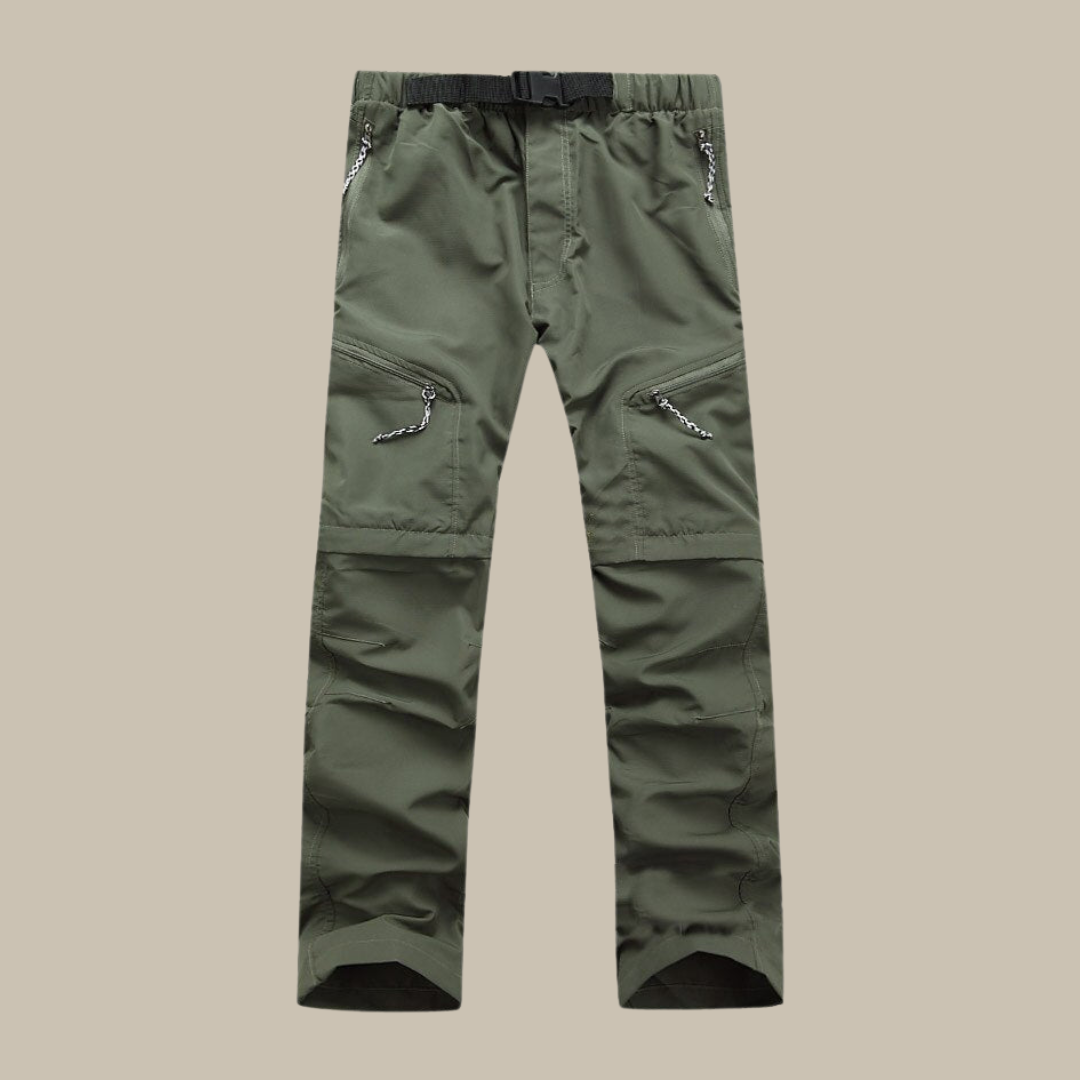 Men’s Convertible Hiking Pants – Lightweight Zip-Off Trousers to Shorts