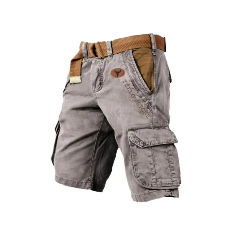 Men's Durable Cargo Shorts – Multi-Pocket Work and Outdoor Style