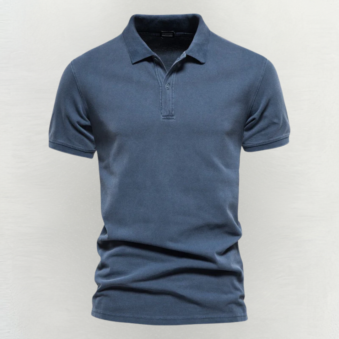 Men’s Lightweight Merino Wool Polo – Breathable Summer Knit Shirt