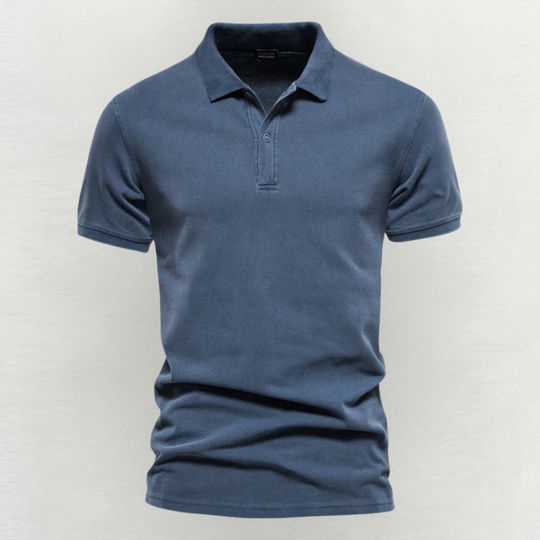 Men’s Lightweight Merino Wool Polo – Breathable Summer Knit Shirt