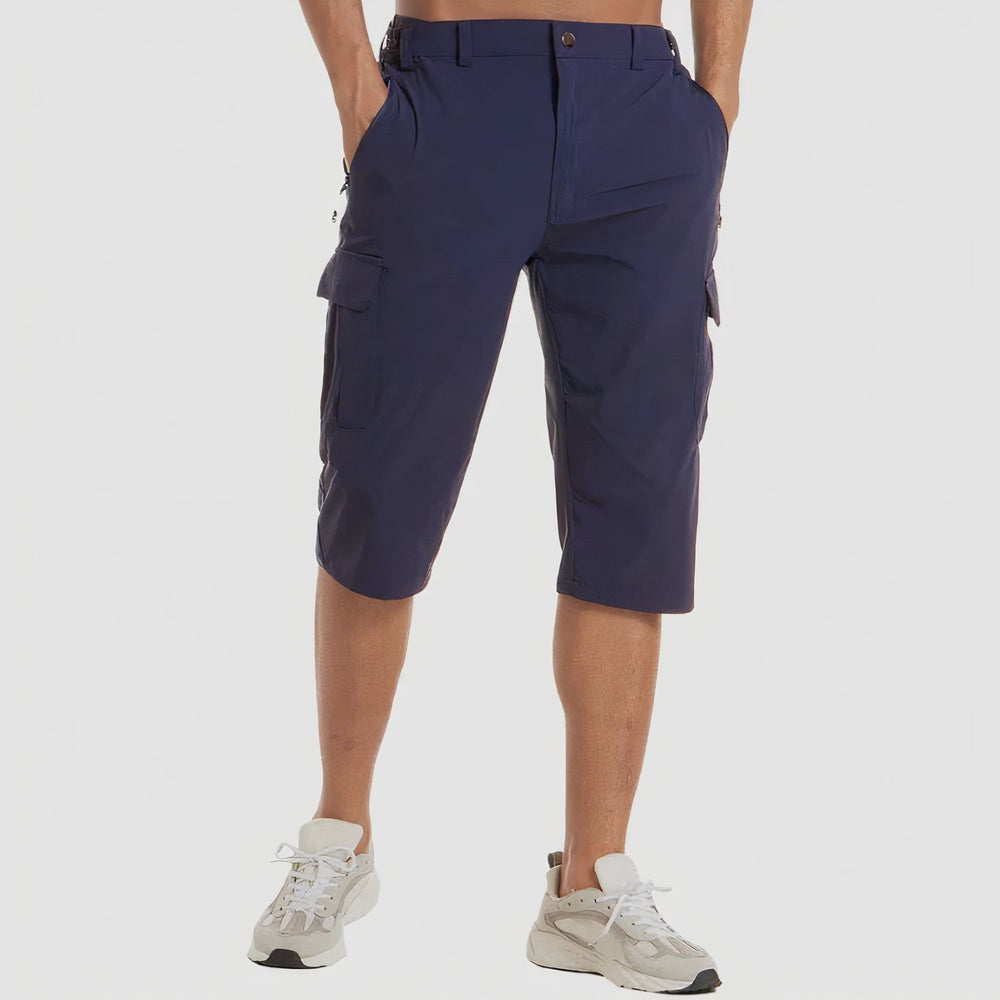 Men's Lightweight Quick-Dry Cargo Shorts with Utility Pockets