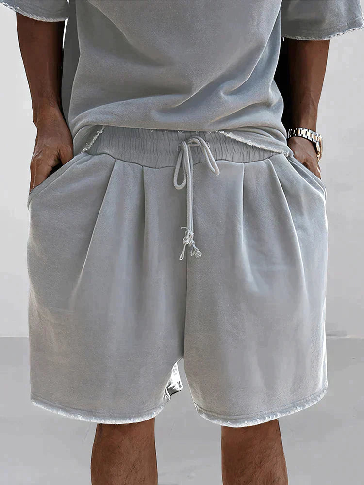 Men’s Lightweight Summer Two-Piece Set – Relaxed Modern Casual Outfit