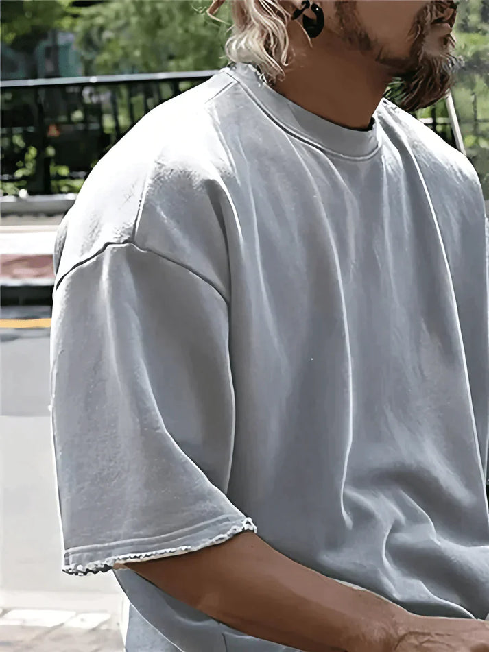 Men’s Lightweight Summer Two-Piece Set – Relaxed Modern Casual Outfit