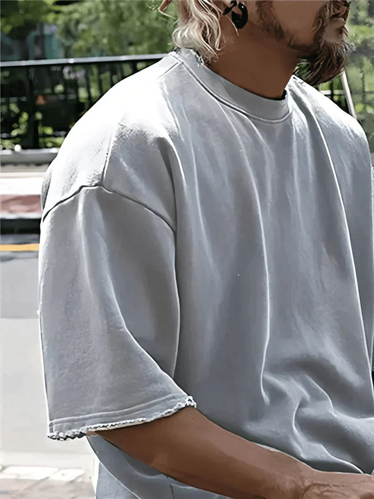Men’s Lightweight Summer Two-Piece Set – Relaxed Modern Casual Outfit