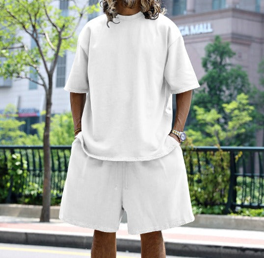 Men’s Lightweight Summer Two-Piece Set – Relaxed Modern Casual Outfit
