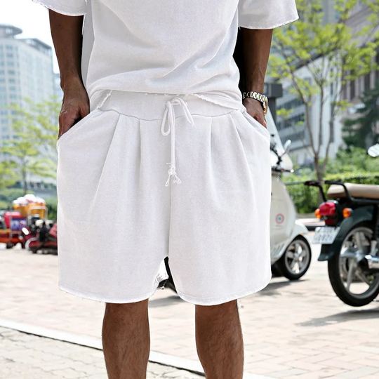 Men’s Lightweight Summer Two-Piece Set – Relaxed Modern Casual Outfit