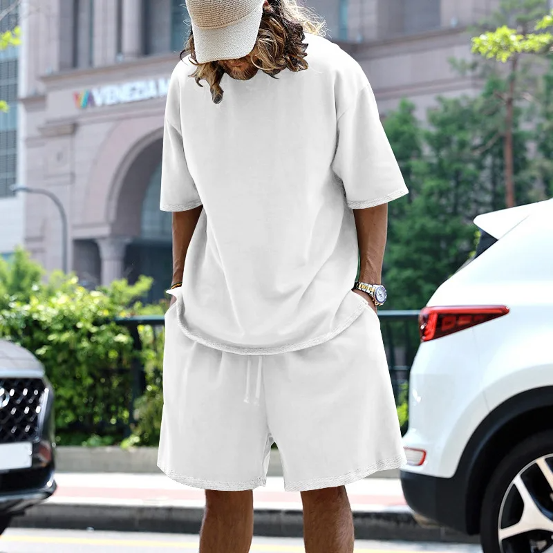 Men’s Lightweight Summer Two-Piece Set – Relaxed Modern Casual Outfit