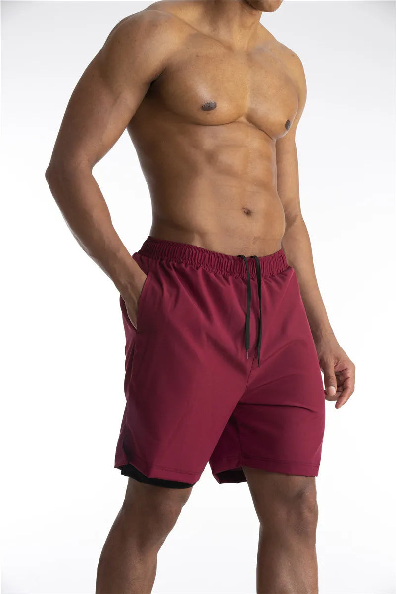 Men's Lined Athletic Shorts – Secure Phone Pocket, S–2XL
