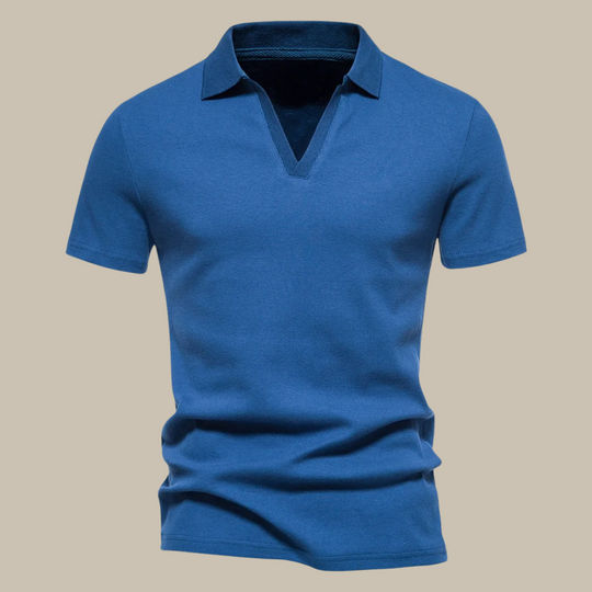 Men’s Merino Wool Polo Shirt – Lightweight Short-Sleeve Spring Knit