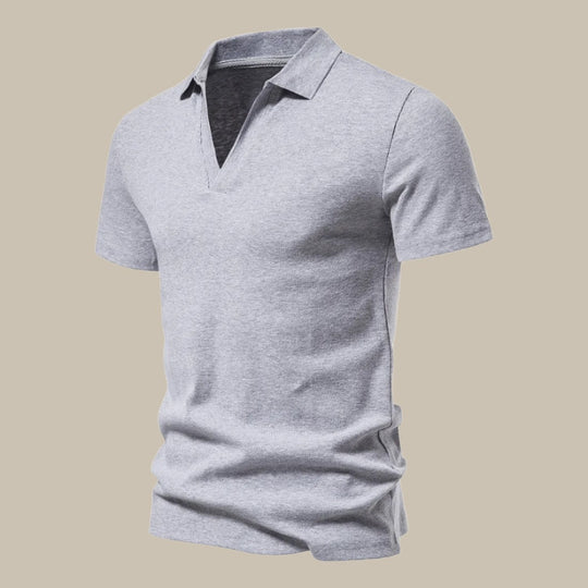 Men’s Merino Wool Polo Shirt – Lightweight Short-Sleeve Spring Knit