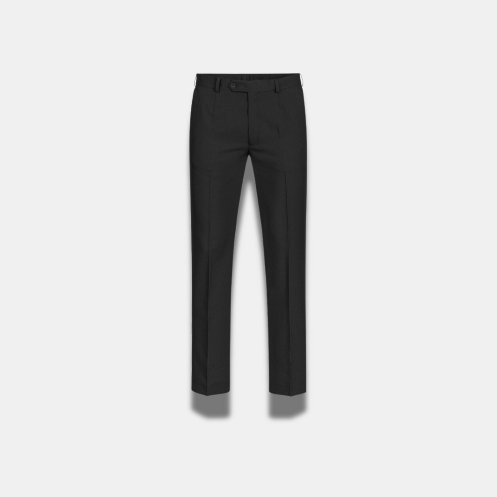 Men's Prestige Slim-Fit Trousers – Cotton-Blend Formal Style