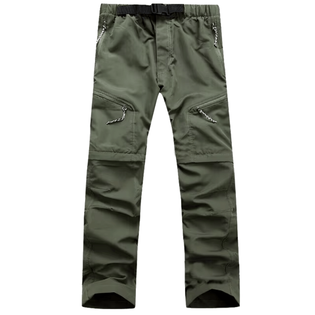 Men’s Quick-Dry Convertible Hiking Pants – Breathable Zip-Off Trousers