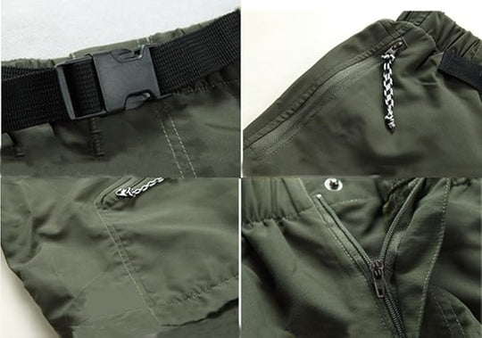 Men’s Quick-Dry Convertible Hiking Pants – Breathable Zip-Off Trousers