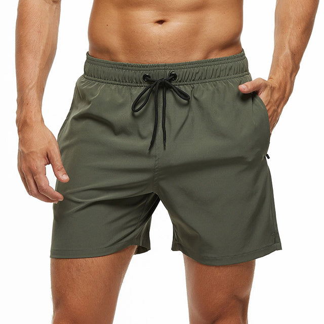 Men's Quick-Dry Sports Shorts – Deep Pockets and Drawstring Waist