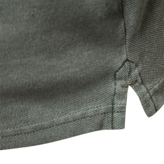 Men’s Short-Sleeve Cotton-Blend Polo – Breathable Summer Shirt