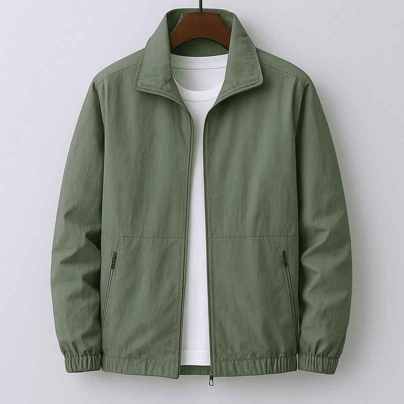 Men's Slim Lightweight Summer Jacket with Interior Pockets