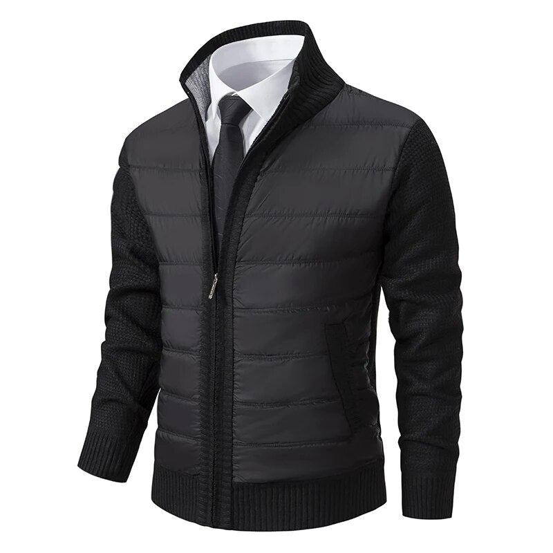 Men's Slim Quilted Jacket – Lightweight Stand-Collar Everyday Coat