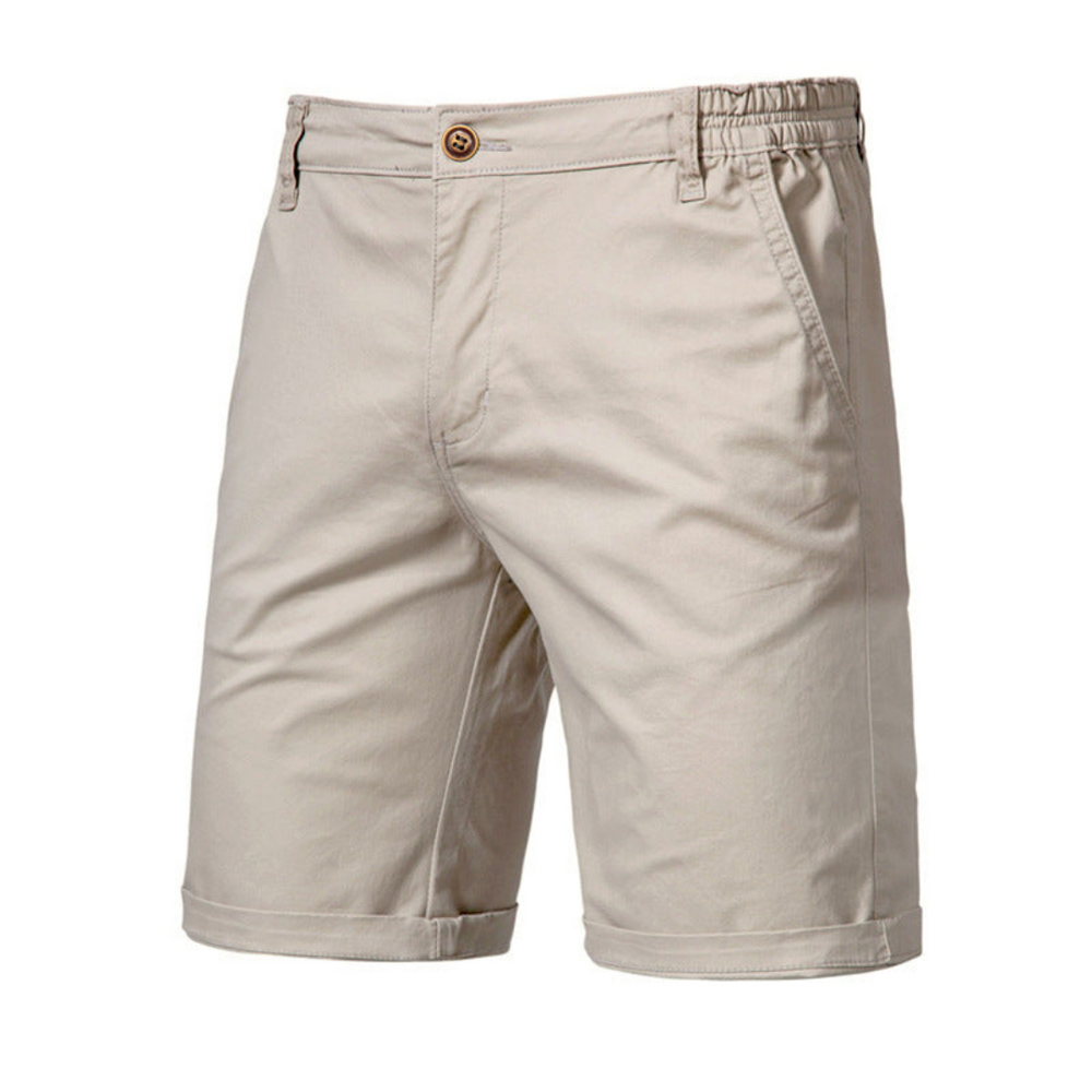 Men's Slim Summer Shorts – Lightweight Elastic Drawstring Style