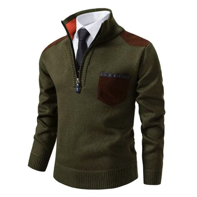Men's Soft Autumn Knit Sweater – Modern Comfortable Fit