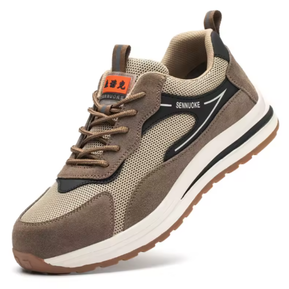 Men's Steel-Toe Safety Trainers – Lightweight, Breathable and Non-Slip