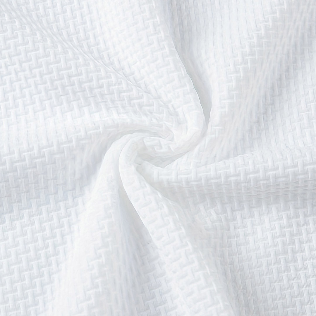 Men’s Stretch Knit Polo Shirt – Ultra-Soft Honeycomb Short-Sleeve Top
