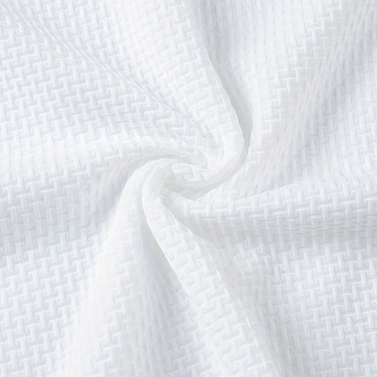 Men’s Stretch Knit Polo Shirt – Ultra-Soft Honeycomb Short-Sleeve Top