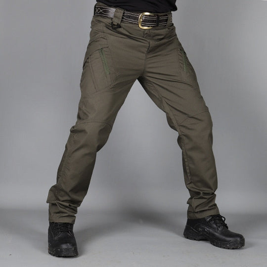 Men’s Stretch Tactical Cargo Pants – Water-Repellent with 7 Pockets