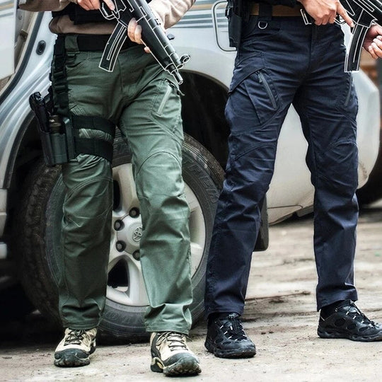 Men’s Stretch Tactical Cargo Pants – Water-Repellent with 7 Pockets