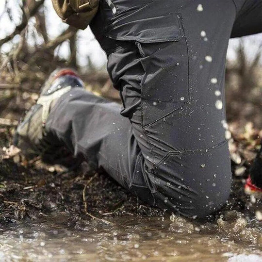Men’s Stretch Tactical Cargo Pants – Water-Repellent with 7 Pockets