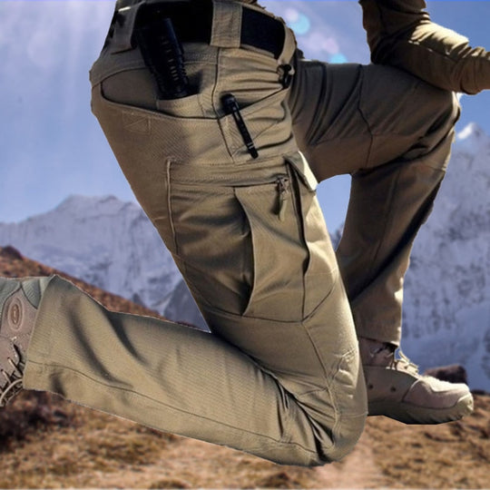 Men’s Stretch Tactical Cargo Pants – Water-Repellent with 7 Pockets