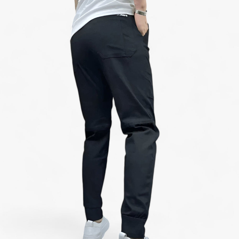 Men's Tapered Cargo Joggers with Elastic Waist and Cuffs, S–5XL
