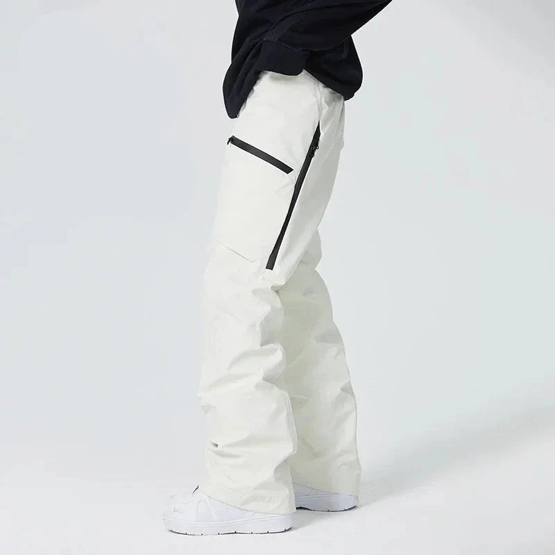 Men’s Warm-Lined Ski Pants – Waterproof Windproof Snowboard Trousers