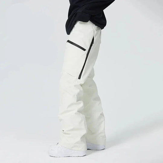 Men’s Warm-Lined Ski Pants – Waterproof Windproof Snowboard Trousers