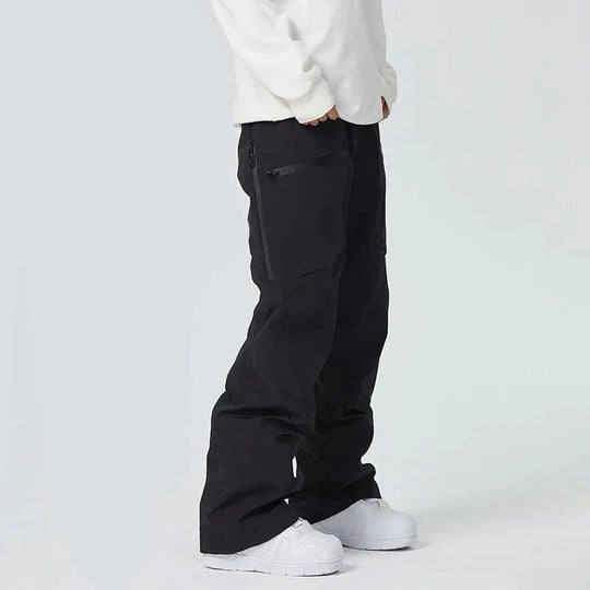 Men’s Warm-Lined Ski Pants – Waterproof Windproof Snowboard Trousers