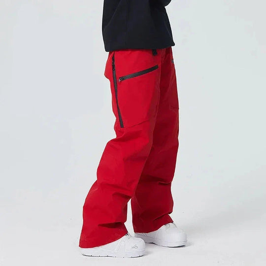 Men’s Warm-Lined Ski Pants – Waterproof Windproof Snowboard Trousers